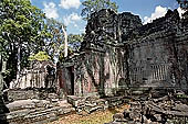 Preah Khan temple - east gopura of the third enclosure, seen from the inner courtyard.